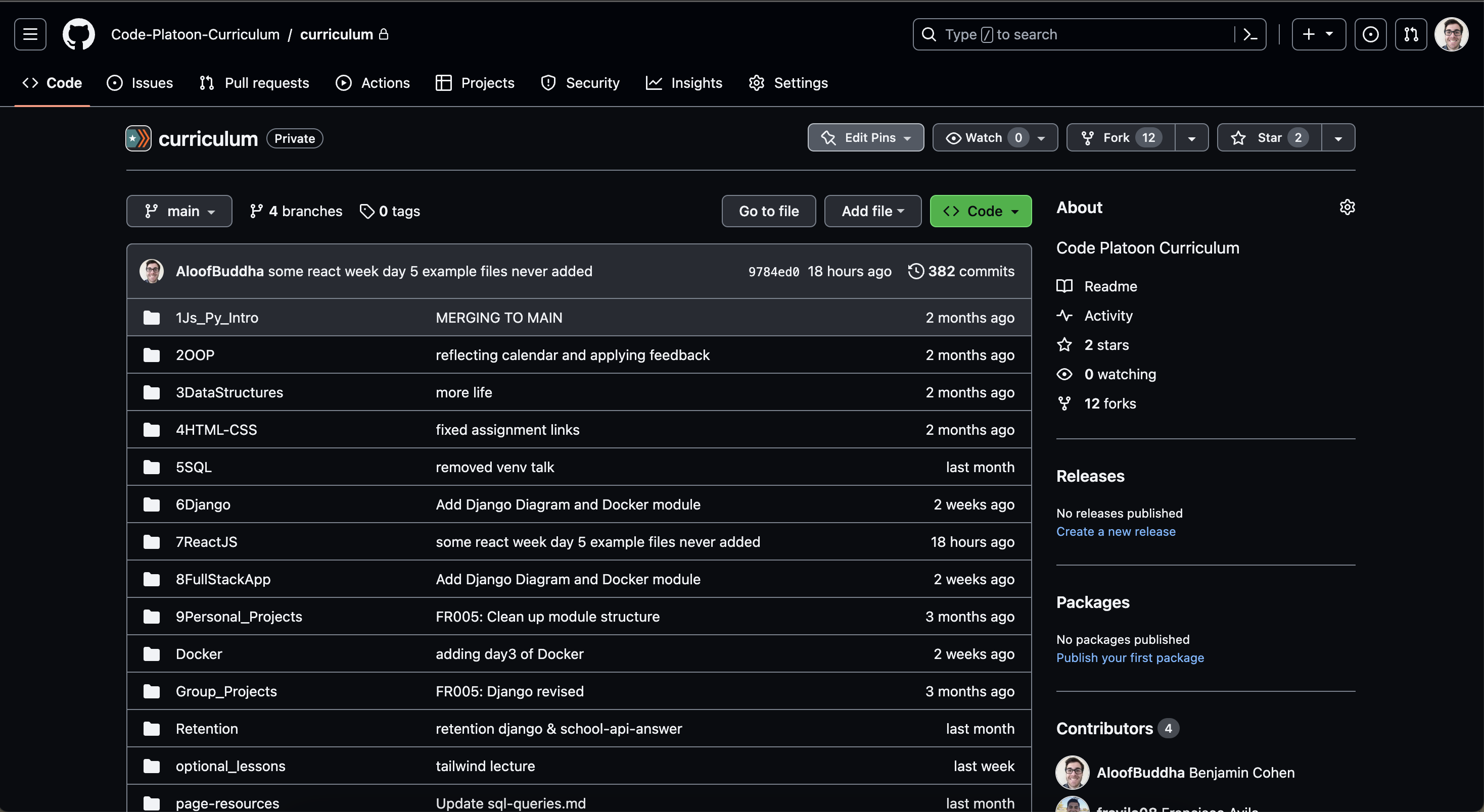 github code
